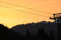 Seilbahn trifft Abendruhe