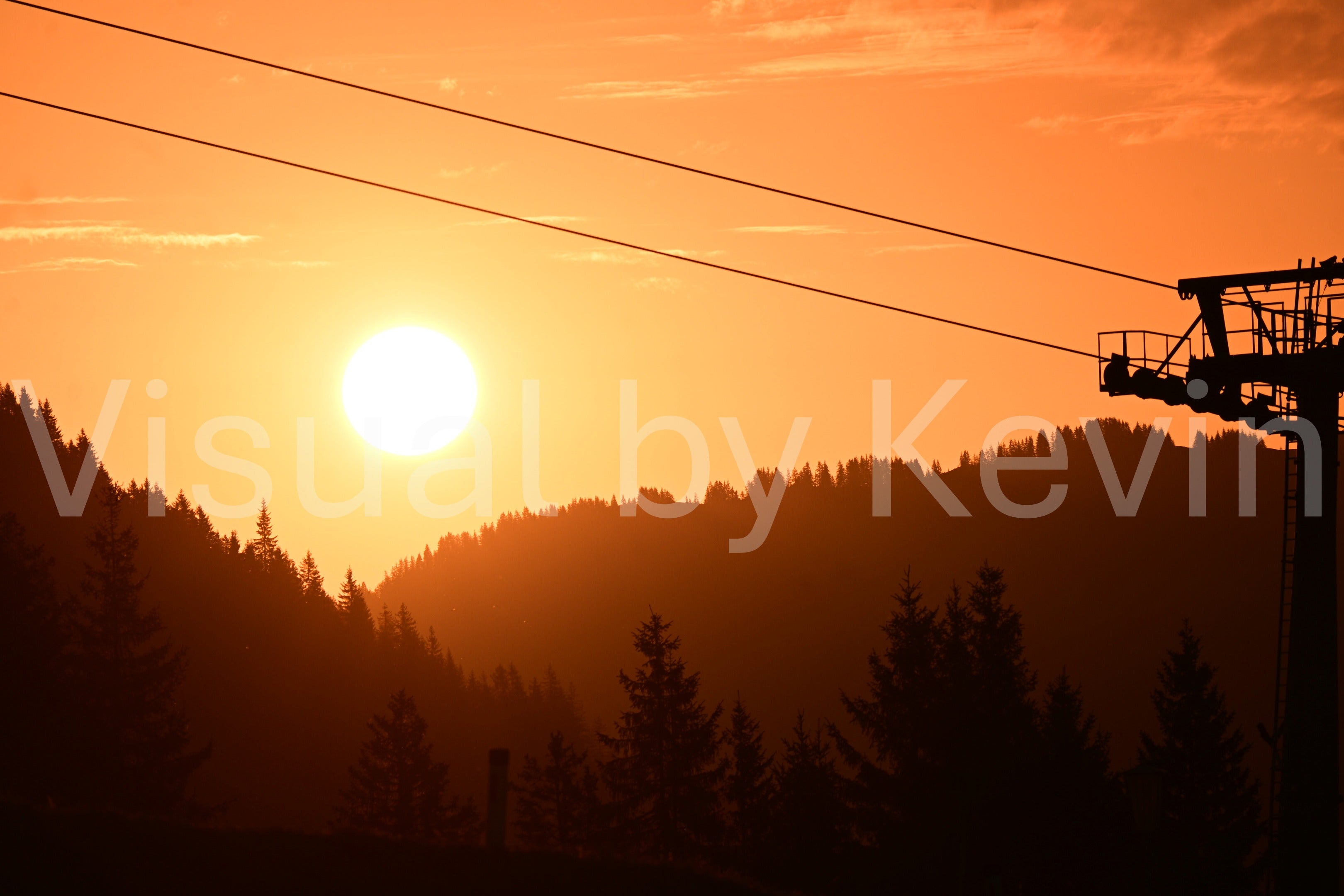 Hoch hinaus ins Abendlicht