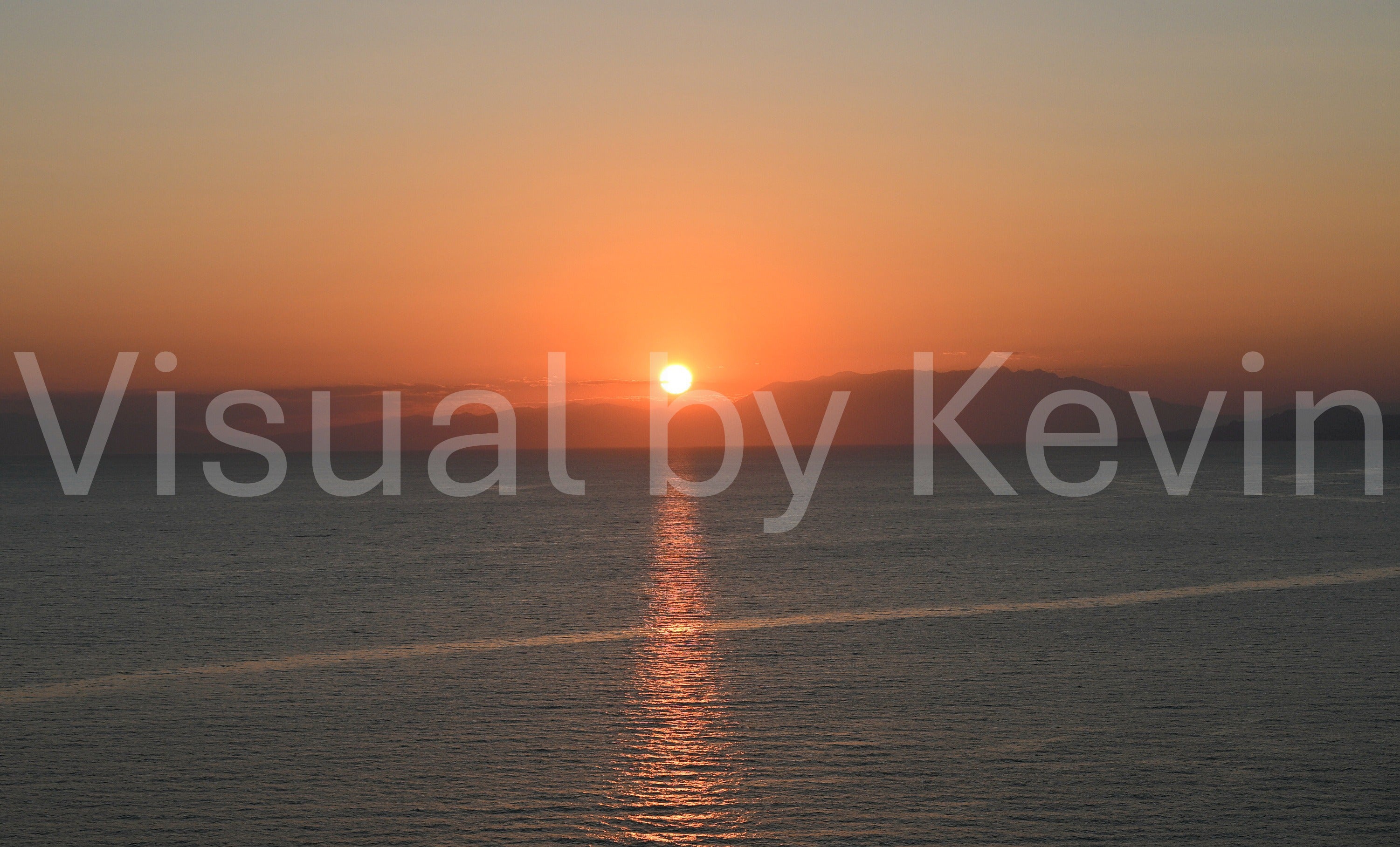 Abendsonne über dem Meer