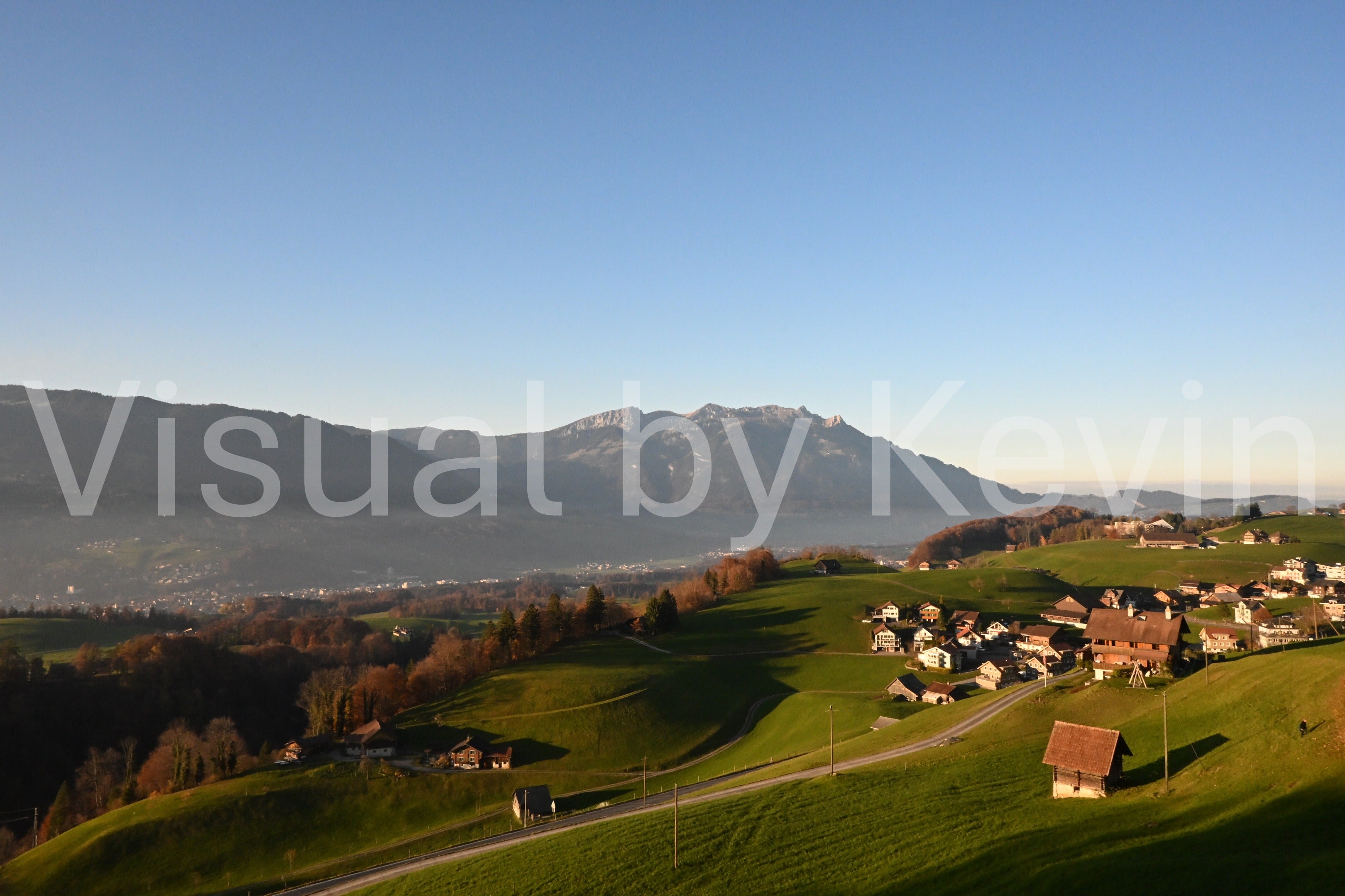 Hügellandschaft in der Zentralschweiz
