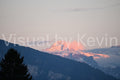 Schneegipfel im Abendrot